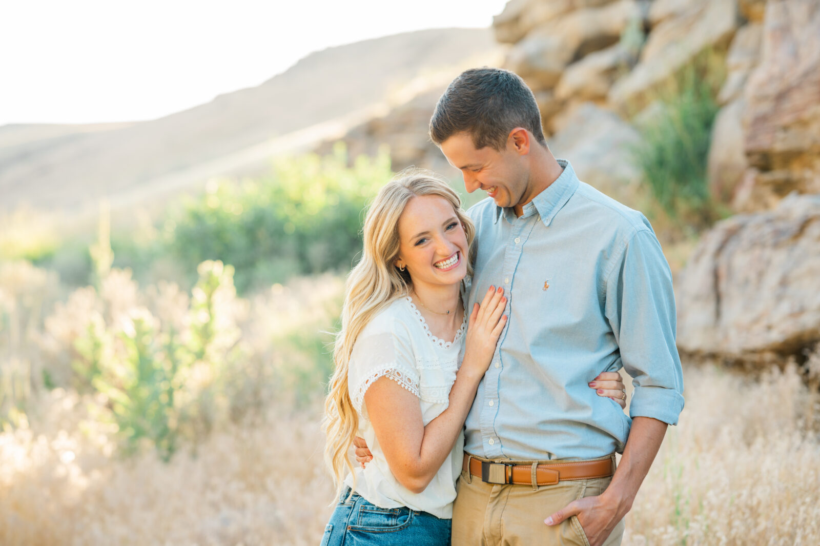 Engagement photographers in Idaho Falls