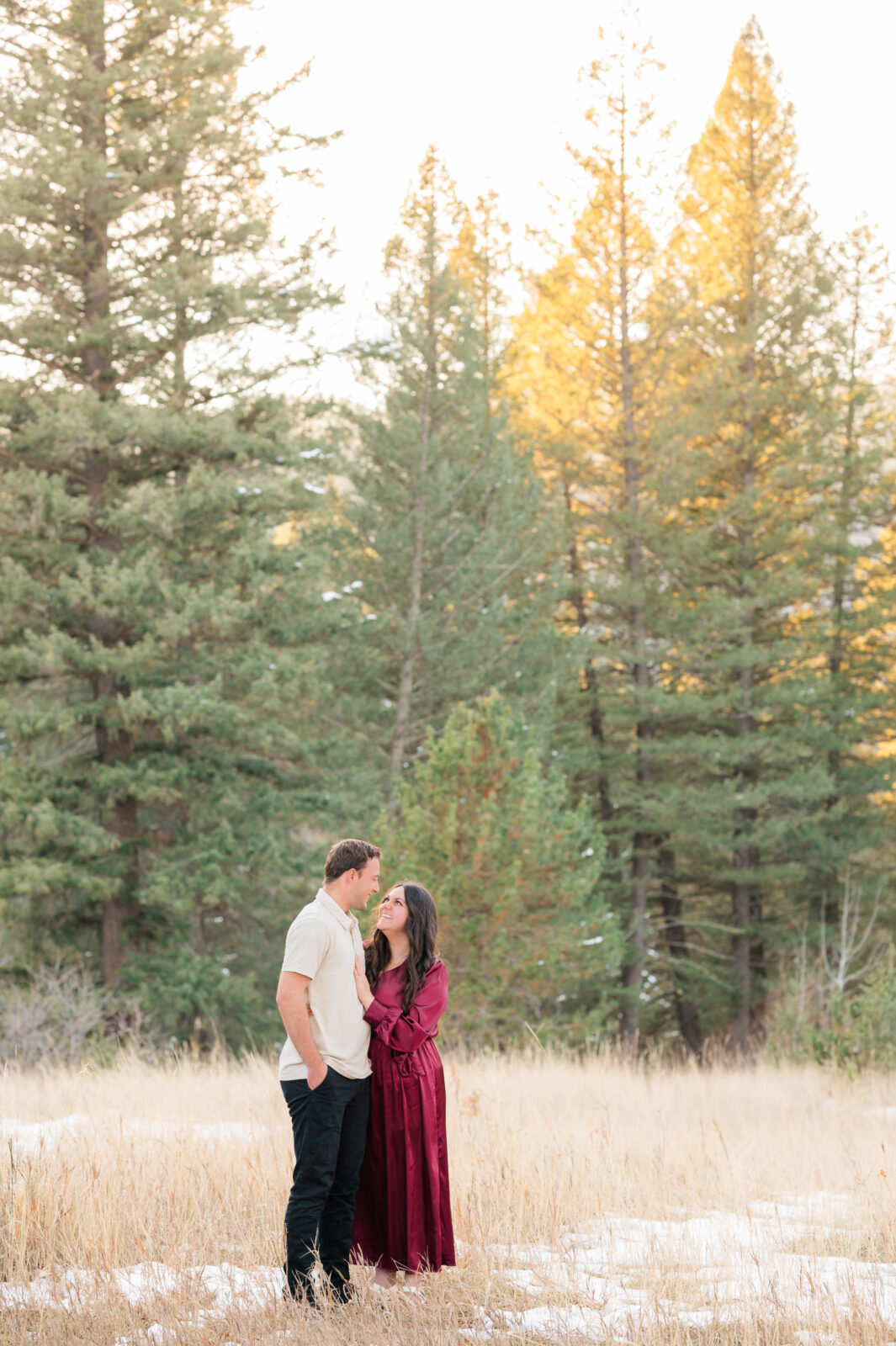 Engagement photographer in Idaho Falls