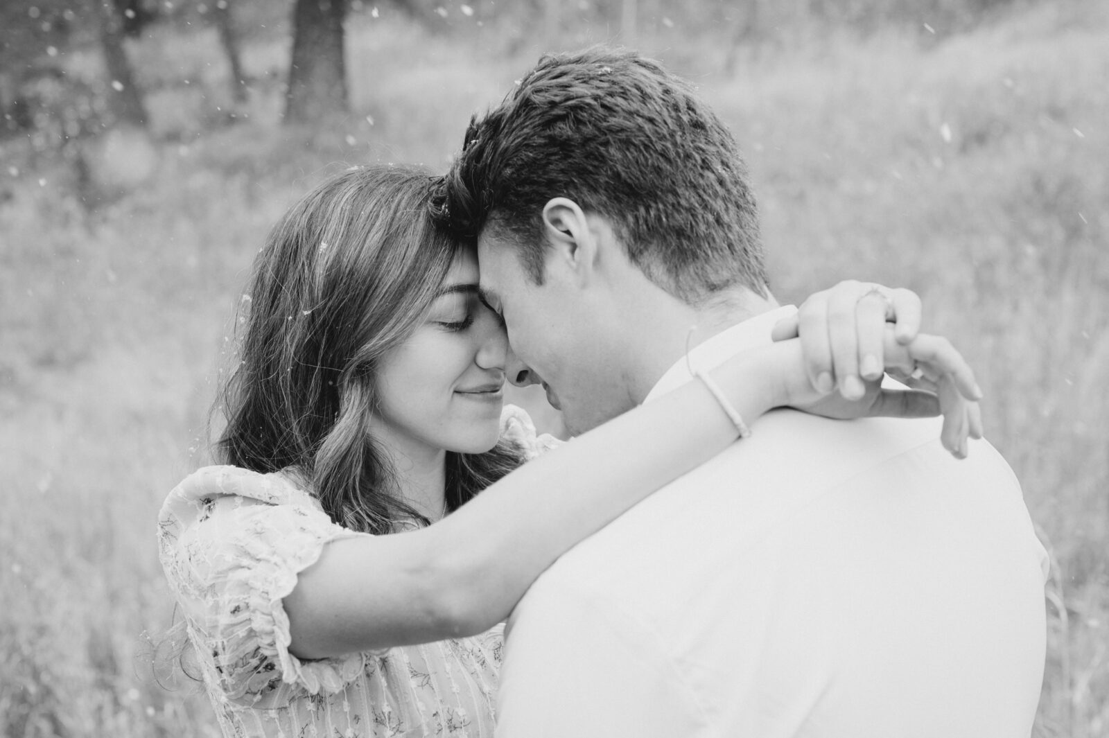 Engagement photographer in Rexburg